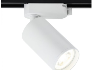 FOCO RIEL MONOFASICO NEGRO-BLANCO 10W 3000K