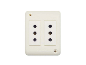 CASQUETE TOMACORRIENTE DOBLE 10A