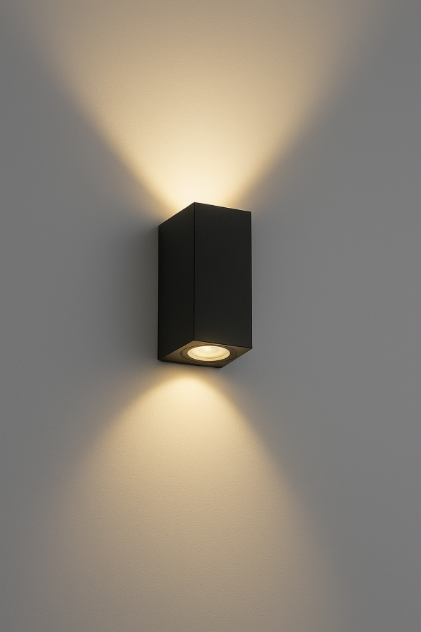 APLIQUE LED NEGRO 2*3W NEGRO 3000K - Imagen 2