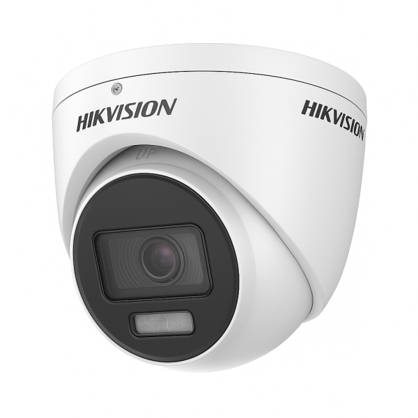 TURRET TVI COLORVU 2MP LUZ BLANCA 20M, META. DS-2CE70DF0T 2.8MM