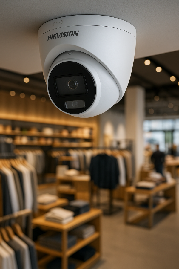CAMARA IP 2MP COLORVU LUZ 30M POE-DS-2CD1327G0-L 28MM - Imagen 3