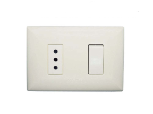 ENCHUFE 10A+INTER 9/12 P/BLANCA-M/BLANCO