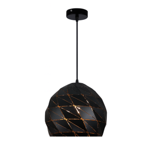 LAMPARA COLGANTE E27 NEGRO