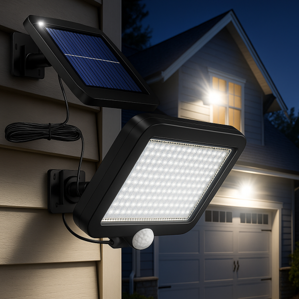 PROYECTOR SOLAR LED CON PANEL 10W 6500K SL-F100 - Imagen 3