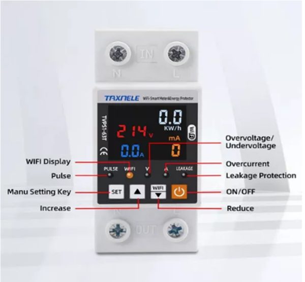 MEDIDOR Y PROTECCION DIGITAL WIFI - Imagen 2