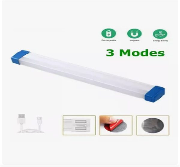 Tubo Led Interior Muro Recargable Usb Imantado - Imagen 2
