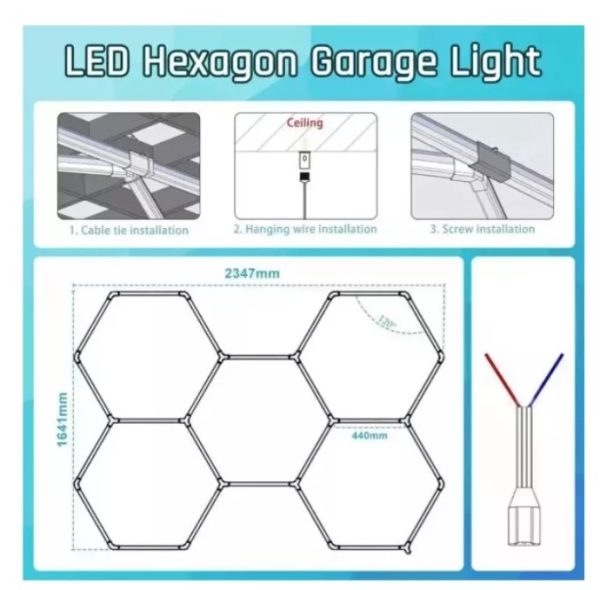 Colmena LED BLANCA 192 W - Imagen 2