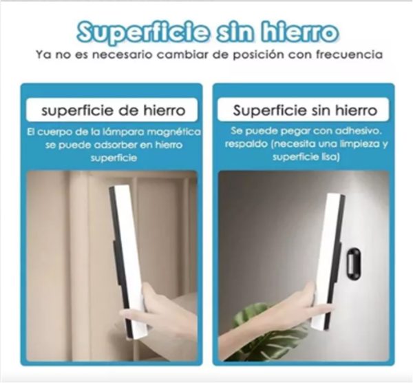 LAMPARA DE ESCRITORIO MAGNETICA DE 14 LED 3W NEGRO TACTIL LUZ - Imagen 6