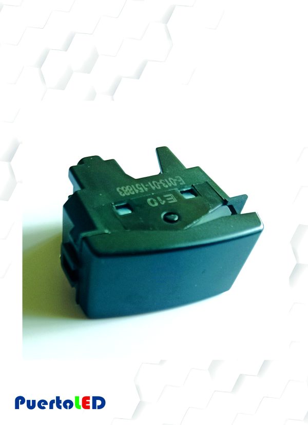 MODULO INTERRUPTOR 9/12 16A NEGRO EGB
