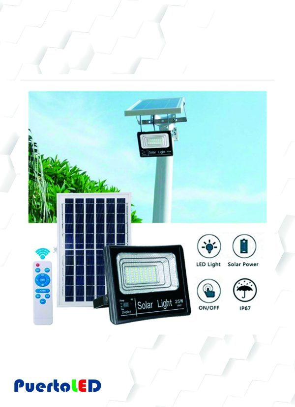 PROYECTOR DE AREA LED 1300 LM SOLAR - Imagen 2