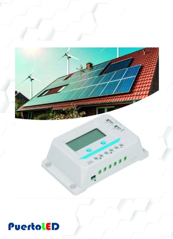 REGULADOR DE CARGA PWM 12/24V 30AMP - Imagen 2