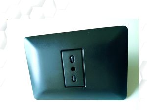 ENCHUFE SIMPLE 10/16A NEGRA EGB