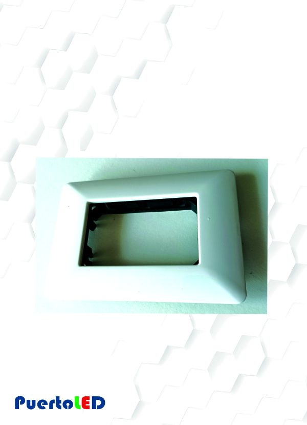 PLACA 3 MODULO BLANCA EGB