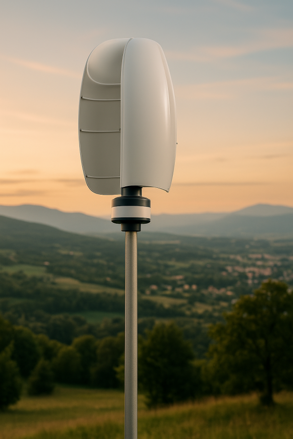 Turbina eólica vertical 2 KW 12/24V + Regulador - Imagen 2