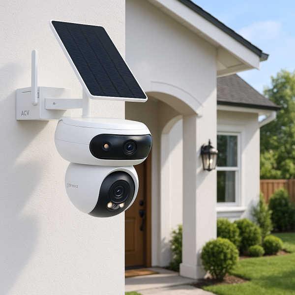 CAMARA PT WIFI HB90 DOBLE LENTE 2K+ & 2K+ CON PANEL SOLAR - Imagen 2