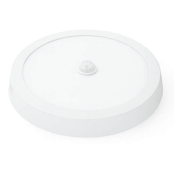 PANEL LED SOBREPUESTO REDONDO SENSOR LUZ FRIA