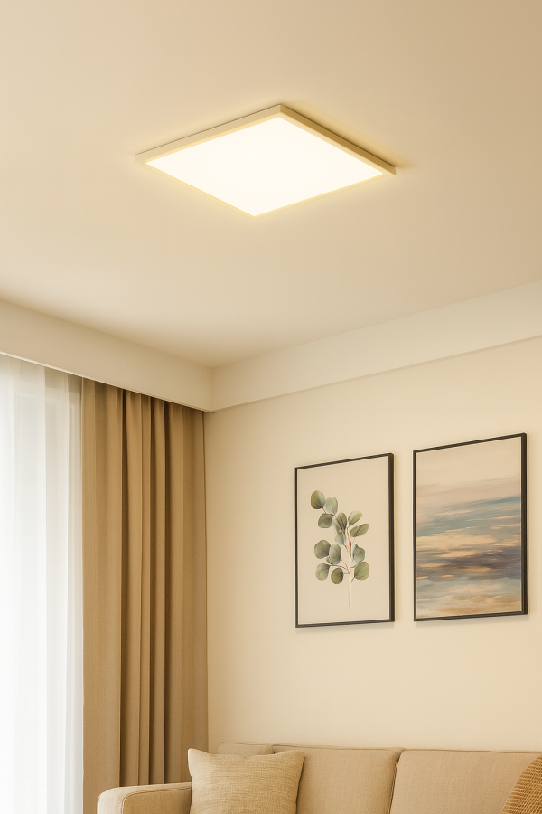 PANEL LED CIELO AMERICANO 60*60 LUZ CALIDA - Imagen 2