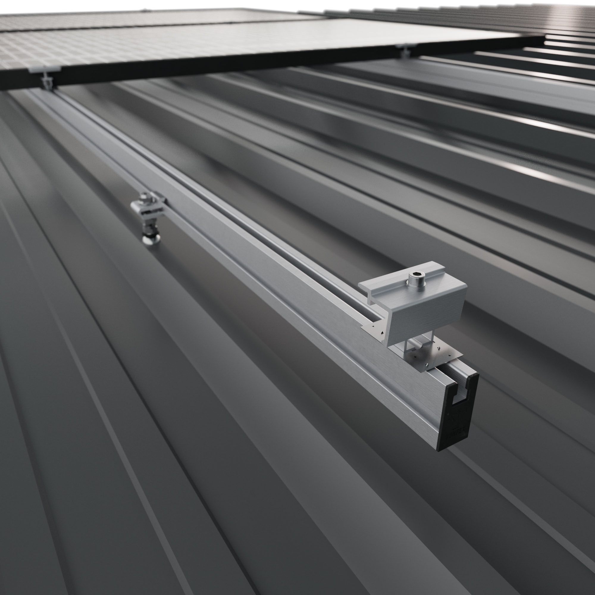 KIT ANCLAJE COPLANAR 4 PANEL SOLAR - Imagen 2