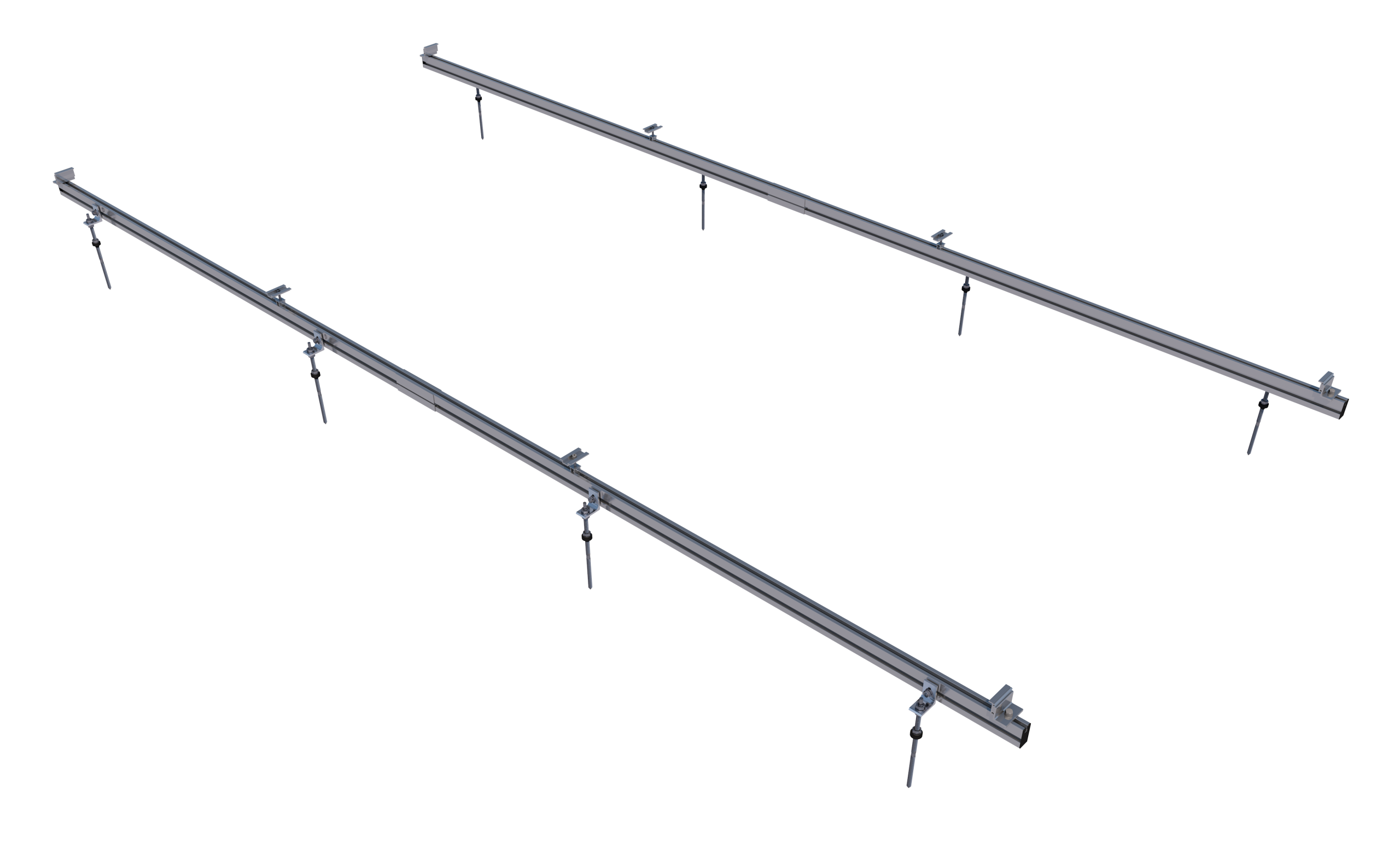 KIT ANCLAJE COPLANAR 4 PANEL SOLAR - Imagen 3