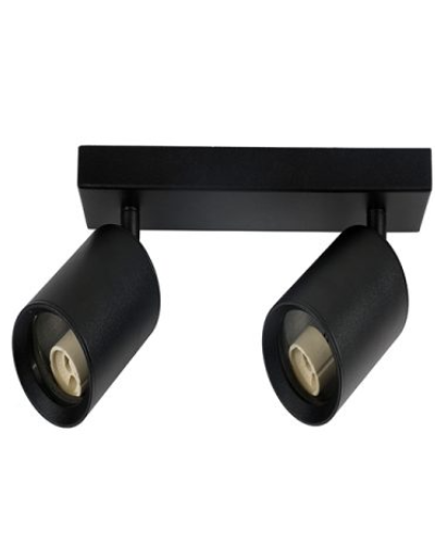 APLIQUE PORTA GU102 NEGRO DIRIGIBLE