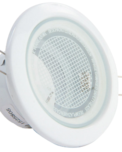 BASE DE GU10 EMBUTIDO REDONDO DIRIGIBLE BLANCO