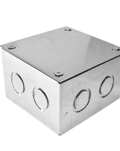 CAJA A-01 CTAPA ZINCADA ( 100X100X65MM )