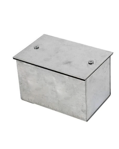 CAJA A-01 CTAPA ZINCADA ( 100X65X65MM )