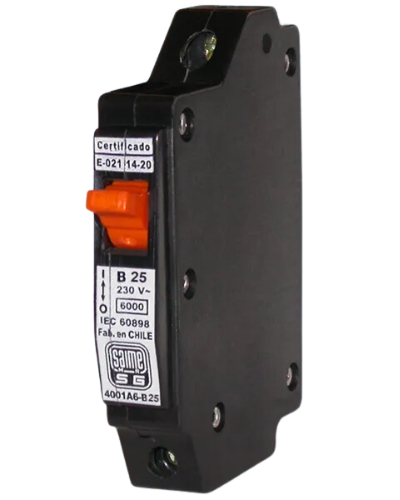 INT AUTOMATICO ( SAIME ) 4001A6 1X25A B NEGRO