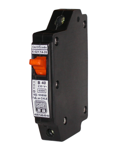 INT AUTOMATICO ( SAIME ) 4001A6 1X40A B NEGRO
