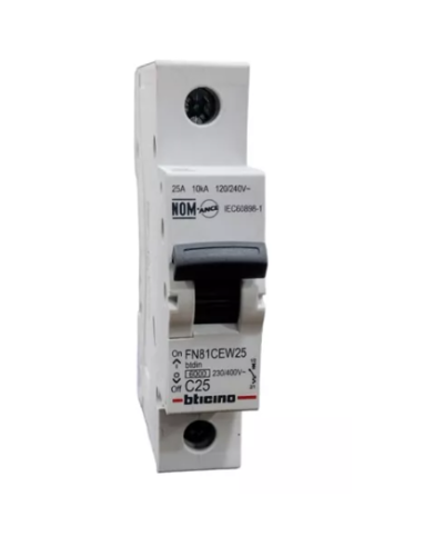 INTERRUPTOR AUTOMATICO 1 X 25A 10KA CURVA C (BTICINO)
