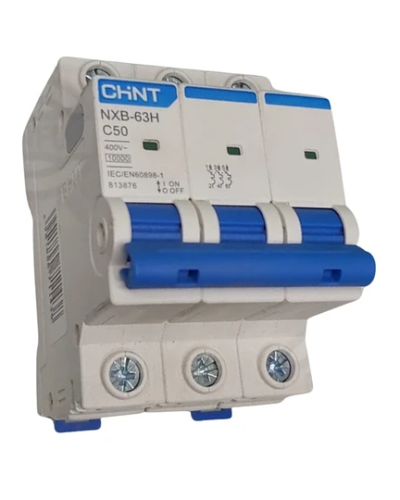 INTERRUPTOR AUTOMATICO 3X50A 10KA CURVA C
