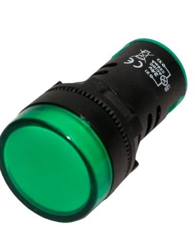 LUZ PILOTO LED VERDE 220V 22MM