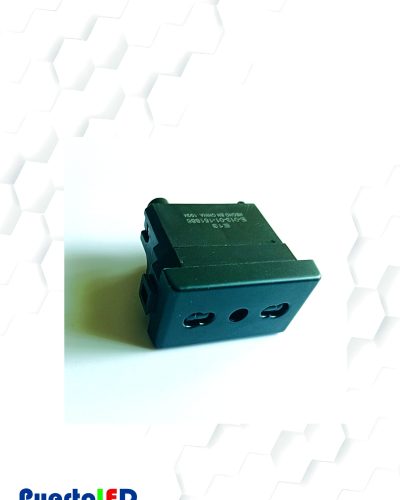 MODULO ENCHUFE NEGRO