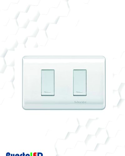 PLACA 2 MODULO BLANCA EGB