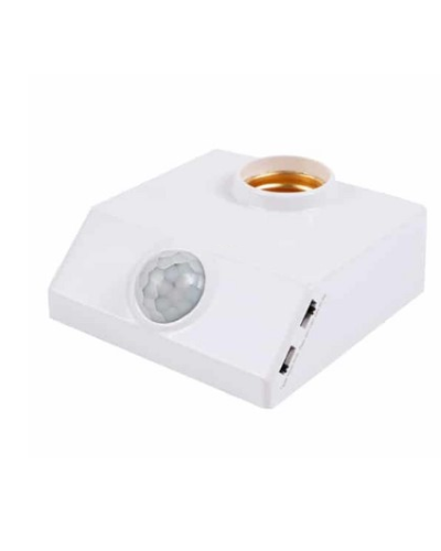 Soquete con sensor en movimiento