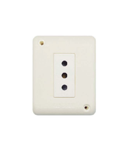 casquete tomacorriente simple 10A