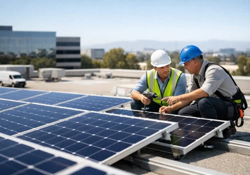 Cómo instalar paneles solares en una empresa